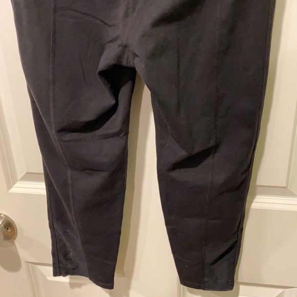 Athleta Black Crop Legging with Mesh Insets EUC - Picture 12 of 16